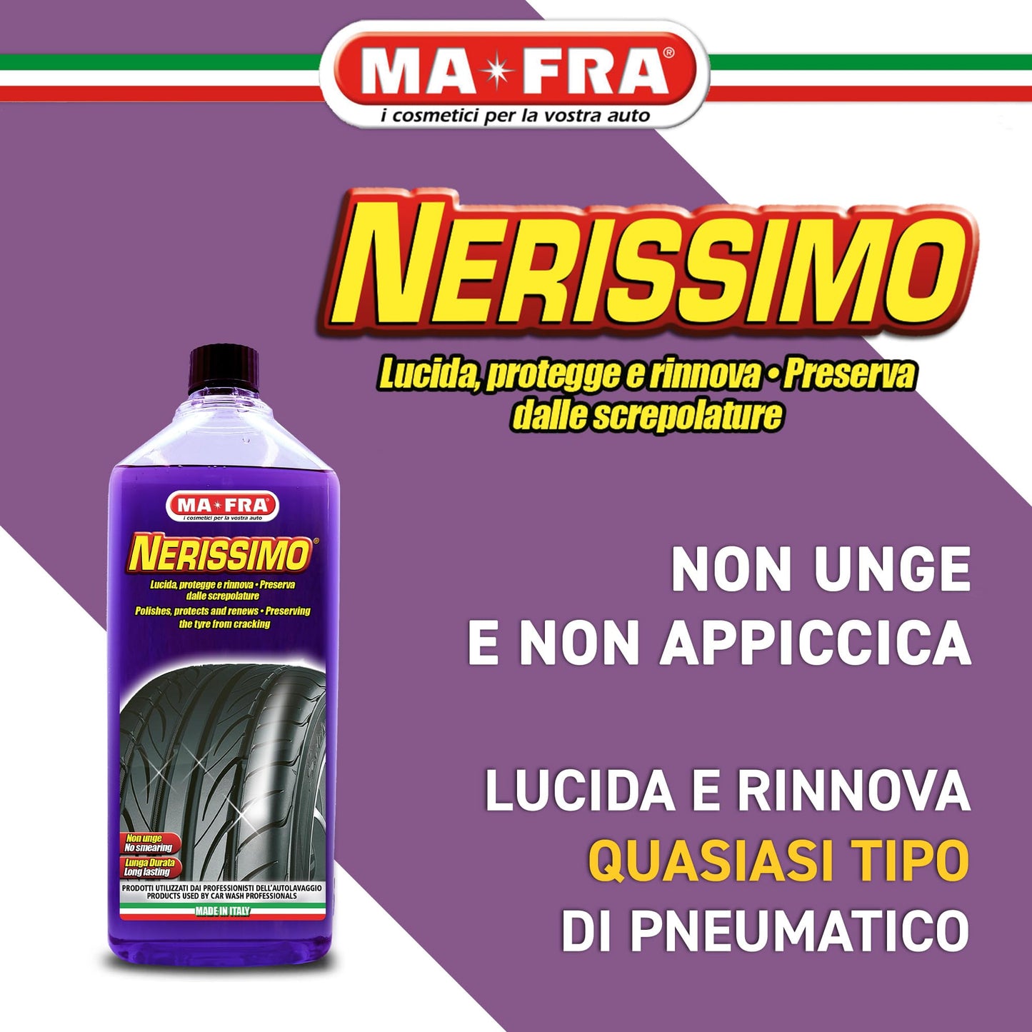 Nerissimo – Concentrated High-Power Tire Rubber Dressing, 1000 ml