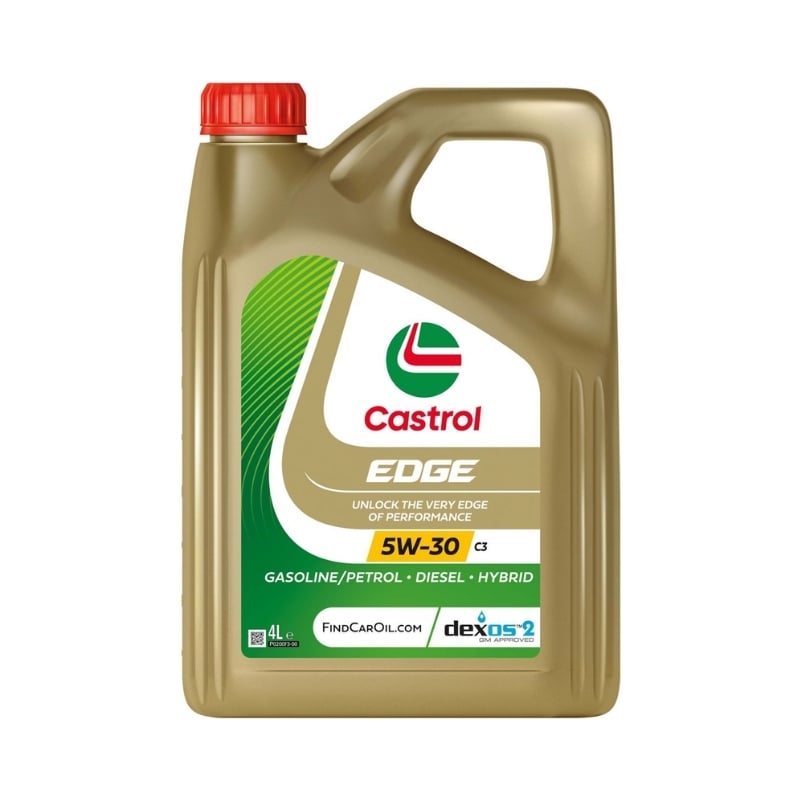 Castrol EDGE Titanium 5W-30 C3 Fully Synthetic Engine Oil – 4L for Petrol & Diesel (FAP Compatible)
