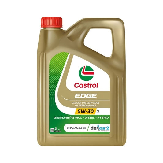 Castrol EDGE Titanium 5W-30 C3 Fully Synthetic Engine Oil – 4L for Petrol & Diesel (FAP Compatible)