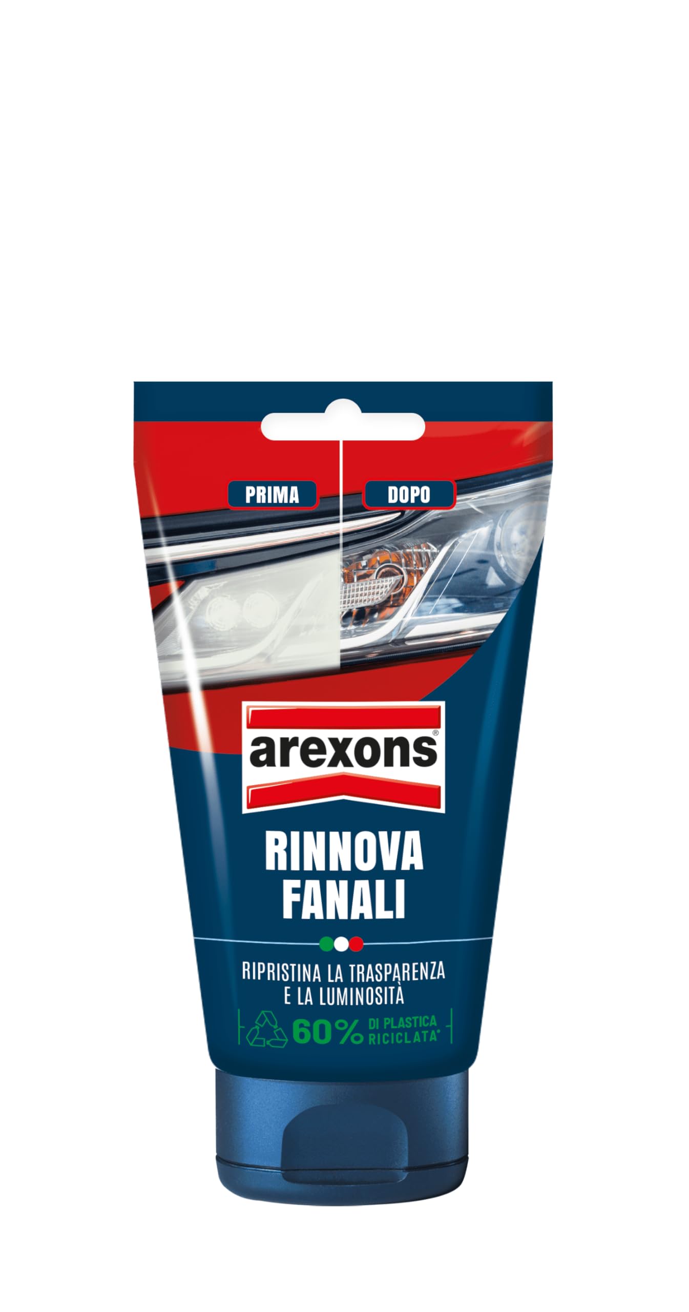 Arexons Scheinwerferpolitur – 50 g – Matte und harte, glänzende Kunststoffpolitur