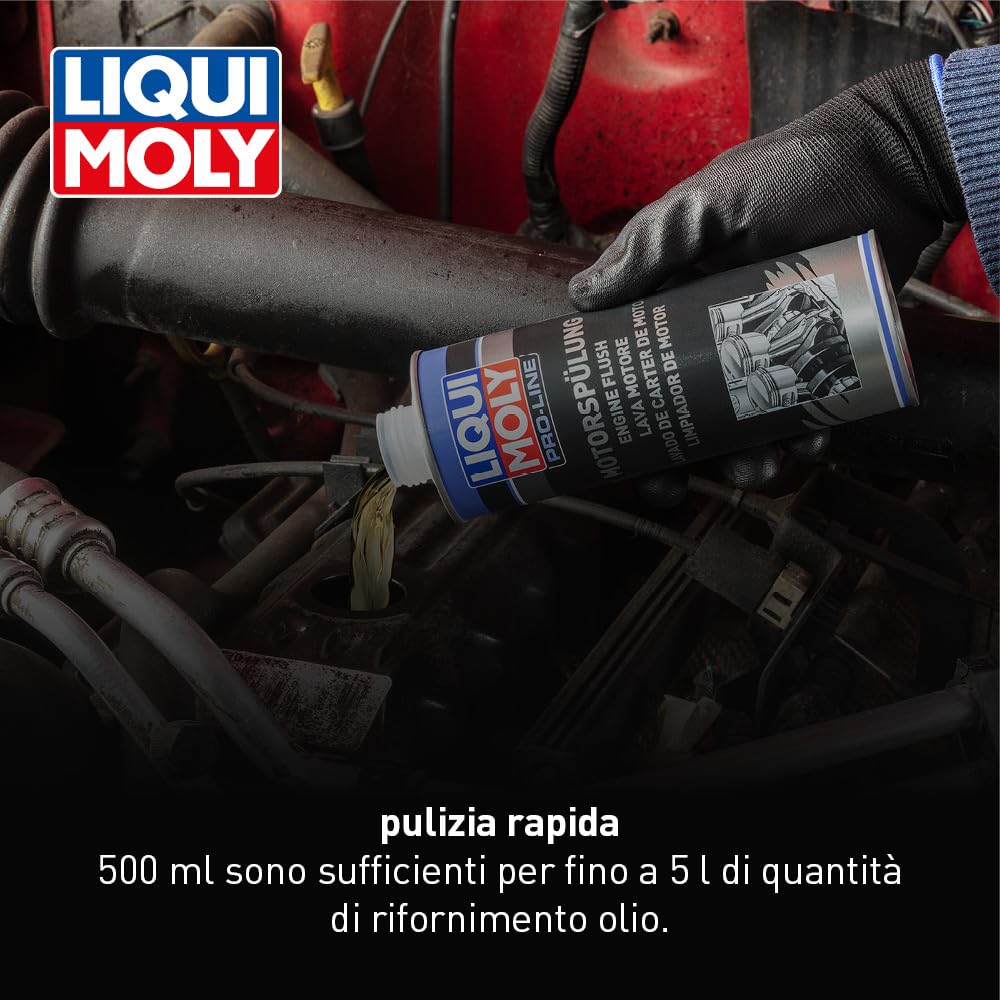 LIQUI MOLY Pro-Line Lava Motor 500ml – Engine Oil Additive for Deep Engine Cleaning