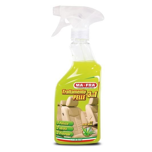 3-in-1 Leather Treatment 500ml – Cleans, Moisturizes & Protects Car