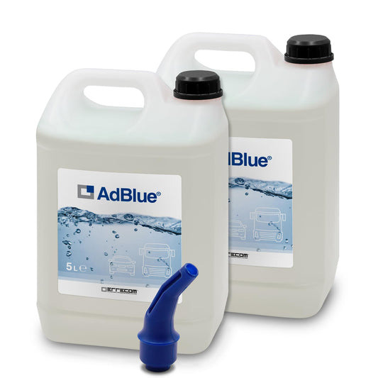 AdBlue 10 L (2 x 5 L) Diesel Engine Additive – NOx Emission Reduction, Urea Based, ISO 22241-1 Compliant