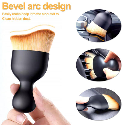 Autoinnenreinigungsbürste – 3-teiliges Set weicher Borstenbürsten für die Fahrzeugaufbereitung