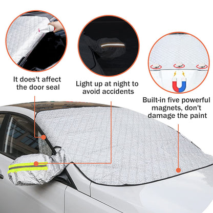 Magnetic Car Windscreen Cover – Anti-Ice, Anti-Frost & Anti-Hail Winter Windshield Protector for Most Vehicles