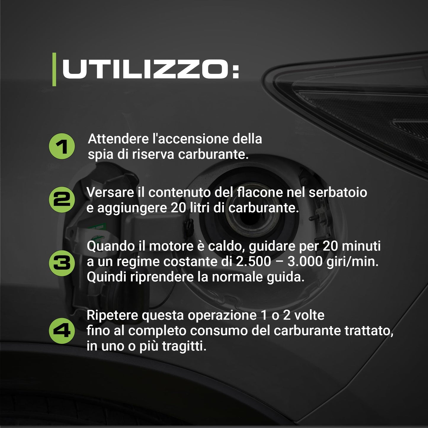 5-in-1 Petrol Cleaner – 500 ml Multifunctional Additive – Cleans Fuel System