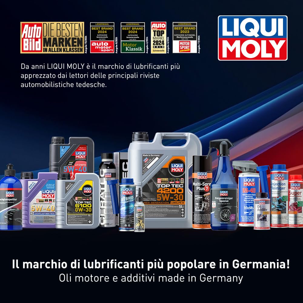 LIQUI MOLY Stop Oil Leaks – 300ml Engine Oil Additive, Seals Leaks