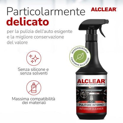 Car Interior Cleaner Spray – Dashboard, Fabrics, Faux Leather & Display