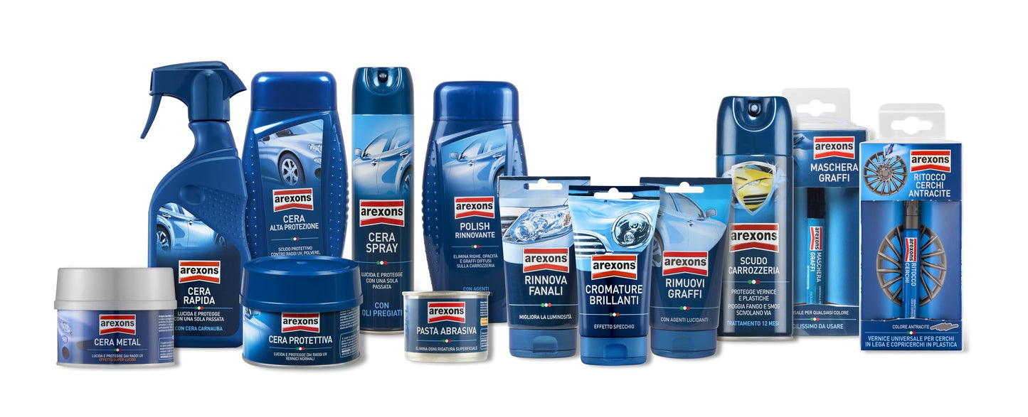 Arexons Scheinwerferpolitur – 50 g – Matte und harte, glänzende Kunststoffpolitur