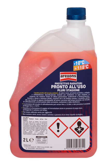 Multi-Season Radiator Protective – 2L Ready-to-Use Summer Anti-Boiling Liquid