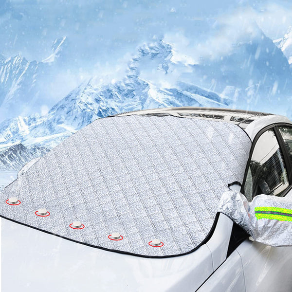 Magnetic Car Windscreen Cover – Anti-Ice, Anti-Frost & Anti-Hail Winter Windshield Protector for Most Vehicles