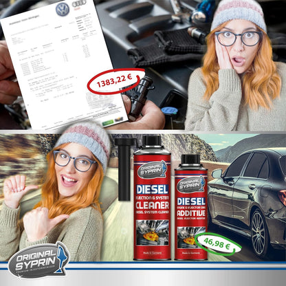 Diesel-Einspritzdüsenreiniger – 500 ml Additiv für Dieselmotoren, optimiert Einspritzdüsen