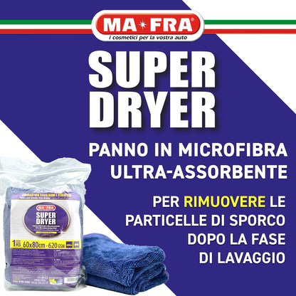 Super Dryer 60x80cm – Ultra-Absorbent Microfiber Cloth for Car Drying, Streak-Free,