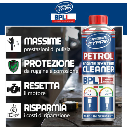 Fuel System Additive & Injector Cleaner – Engine Regenerating Treatment, 500 ml + 250 ml – For Petrol Engines, Turbo & Catalytic Converter Tested