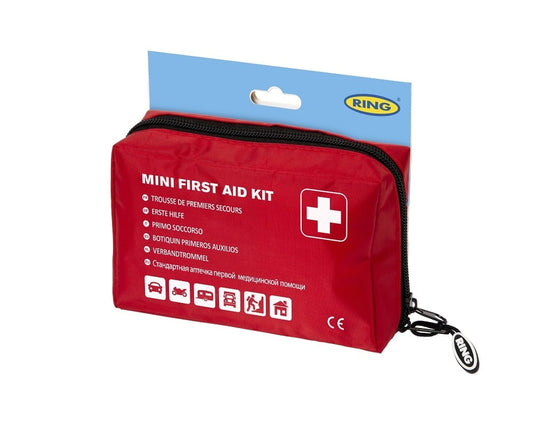Compact First Aid Kit – Emergency Medical Supplies for Car & Travel