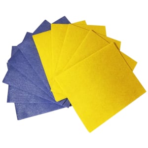Pack of 10 Synthetic Cleaning Cloths 30x35cm – Durable Car Cleaning Accessory