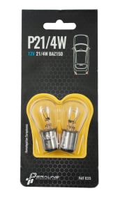 2 Dual Filament 12V 21/4W BAZ15D Bulbs – Affordable Car Lighting